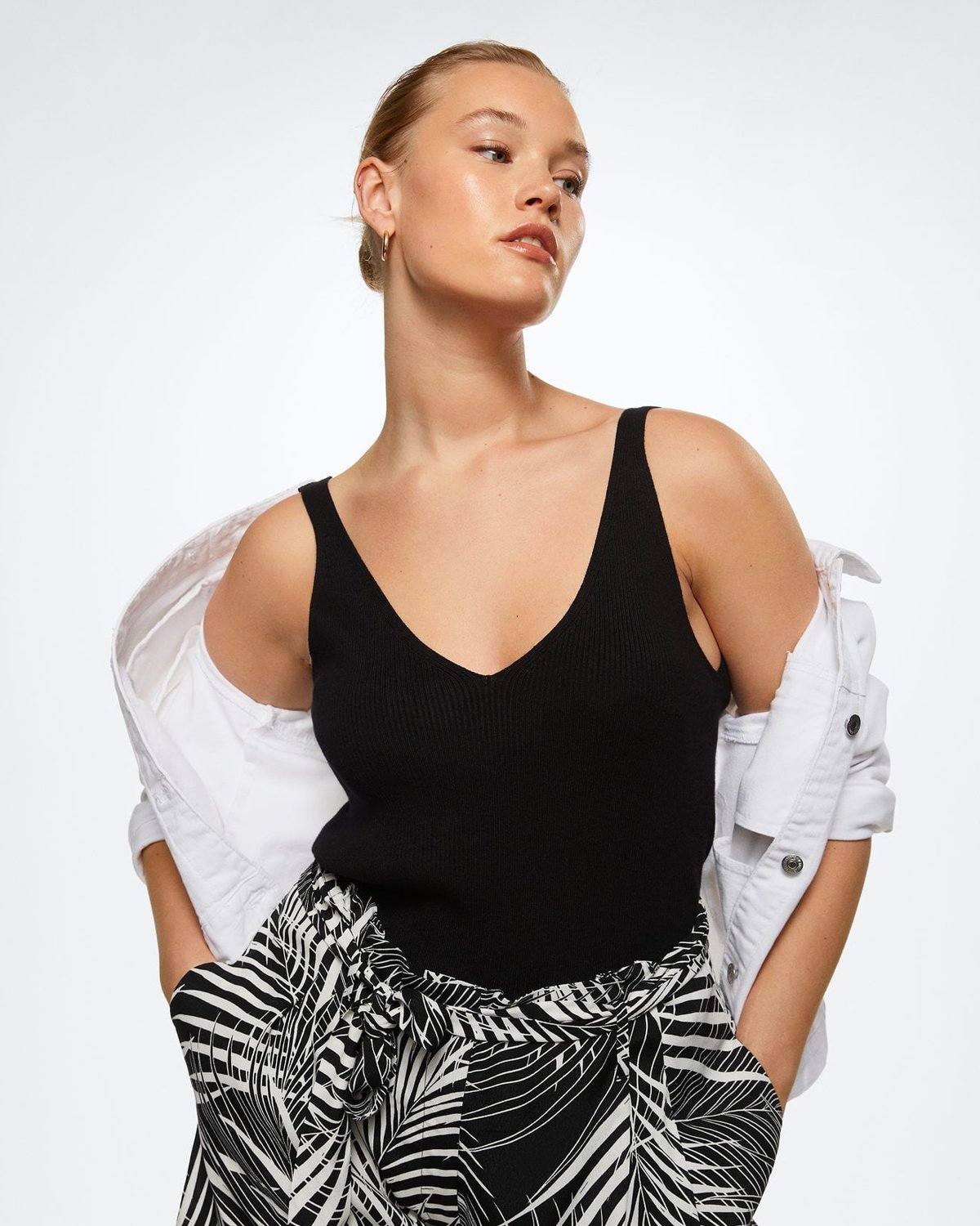 Printed belt shorts - Image 2